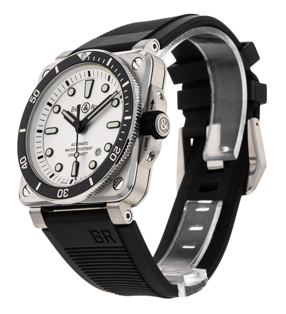 Bell and Ross BR03-92 BR0392-D-WH-ST/SRB Image 2